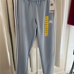 Adidas Blue Track Pants with Elastic Waistband